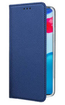 Кожен калъф тефтер и стойка Magnetic FLEXI Book Style за Xiaomi Redmi Note 11  (2201117TY) / Xiaomi Redmi Note 11S / Xiaomi POCO M4 PRO 4G син 